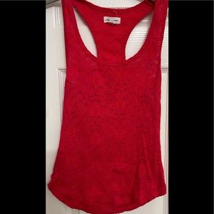 Beautiful Laced knit fitted Razorback TANK TOP